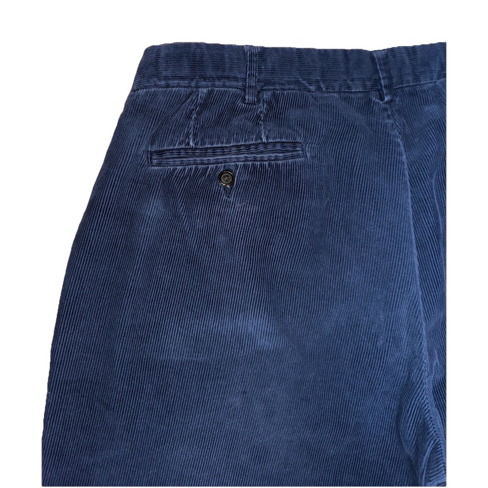 Polo Ralph Lauren Mens Classic Fit Corduroy Pants Navy Blue Size 36x30 - Picture 11 of 11